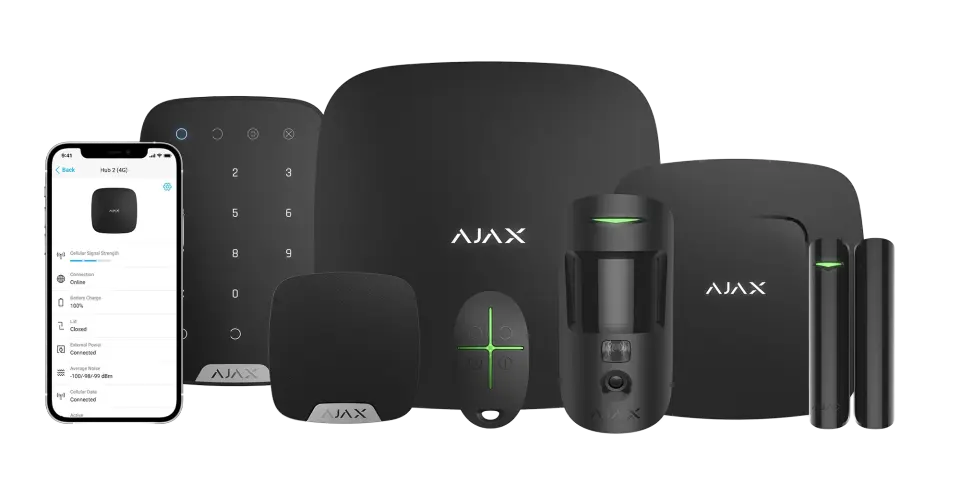 Ajax Systems Pro Secura Devices Black