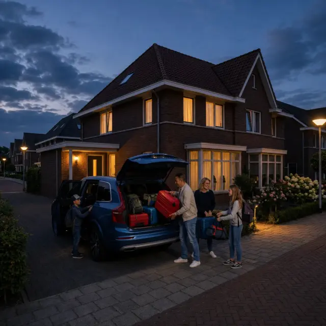 Inbraak tijdens vakantie alarm