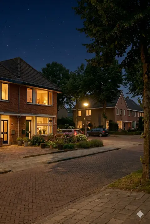 Inbraak twee onder een kap woning